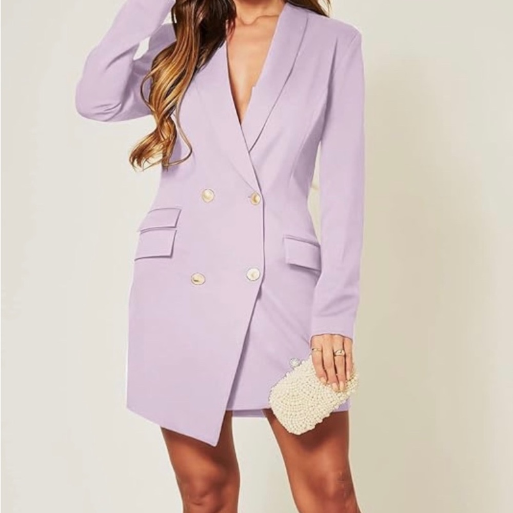 Lavender blazer dress size 4